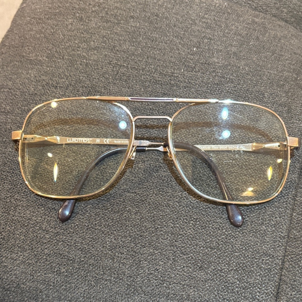 Luxoticca Gold Aviator Glasses Men’s Frames.